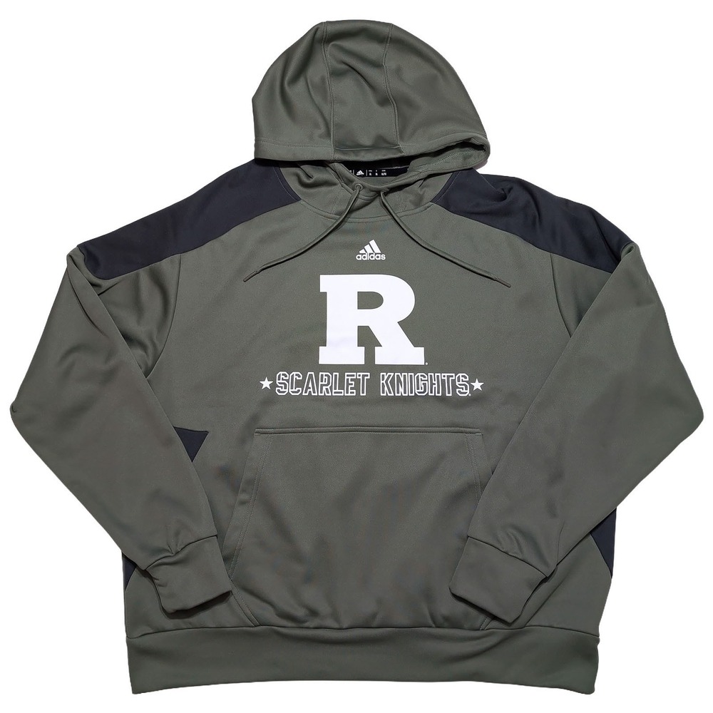 ADIDAS Rutgers Scarlet Knights Military Salute to Service Hoodie Green‎ Men's XL